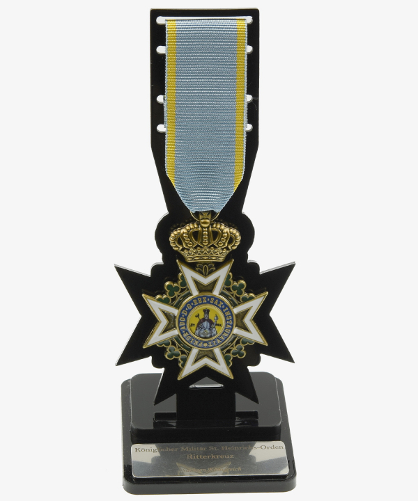 Preview: Ständer, Sachsen Königreich, Militär St. Heinrichs-Orden – Ritterkreuz